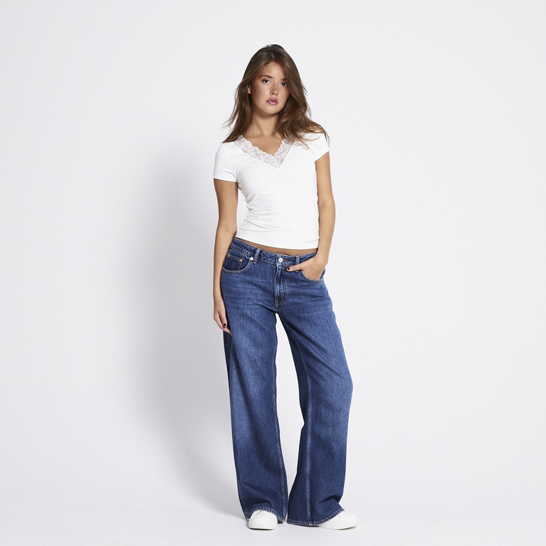 Lace top "Estelle" Off white